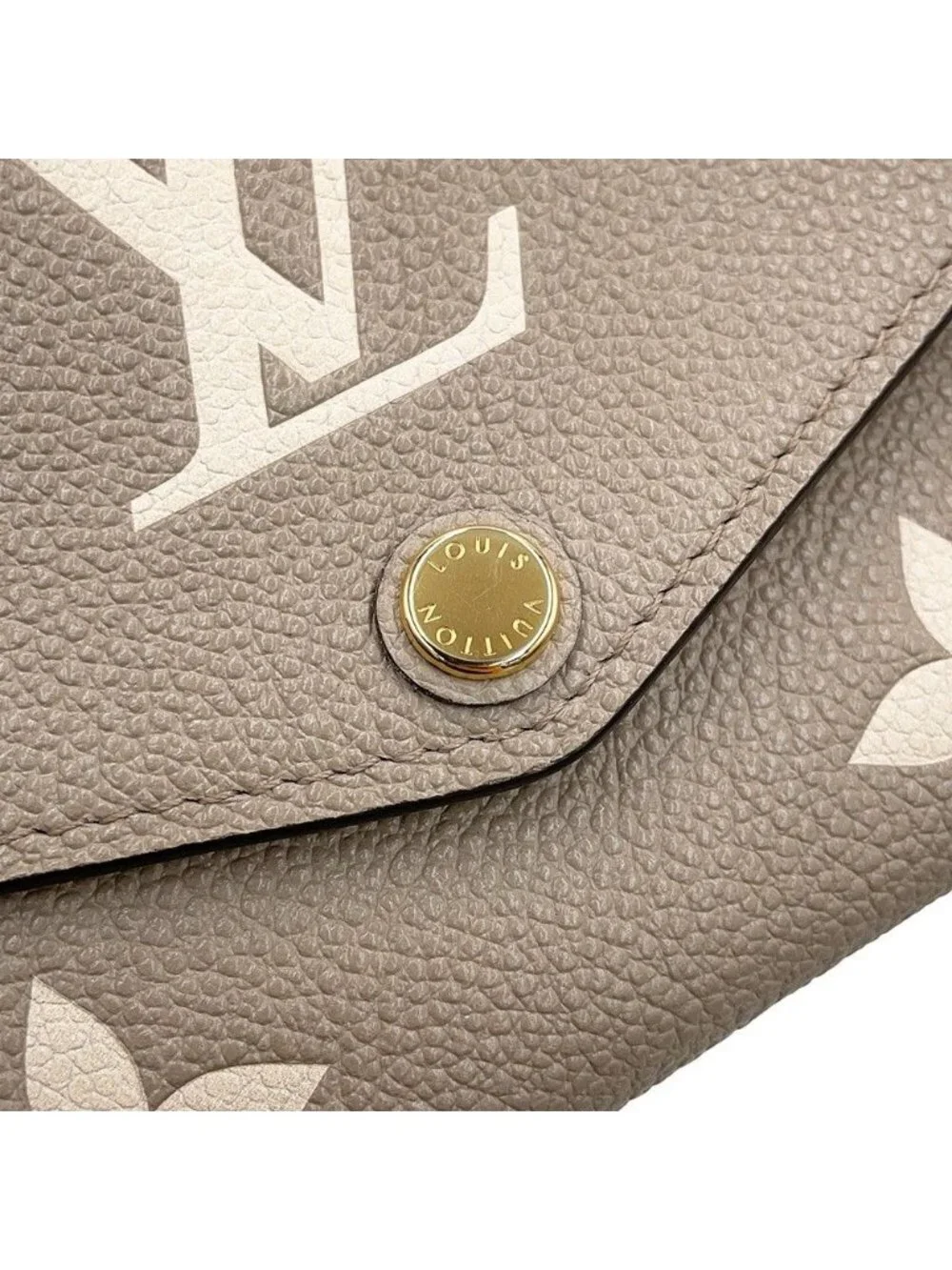 Louis Vuitton Wallet Monogram Empreinte Portefeuille Sarah NM Tourterelle